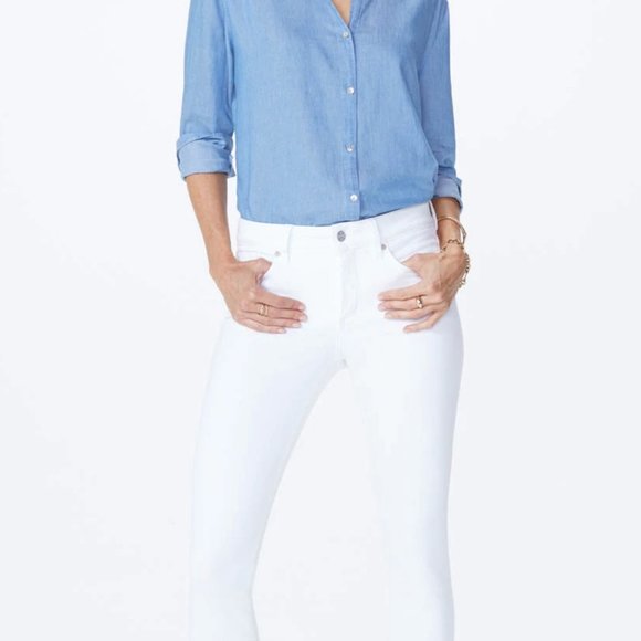 NYDJ Ami Skinny Optic White Jean's NWT - Picture 4 of 4